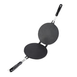 Household Kitchen Gas NOn Stick Egg Roll Waffle Cone Maker Pan Mold Press Plate Baking Tool V1294-YM0727-JY07509