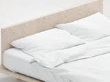 1000 Thread Count Cotton Rich Double Bed Sheet Set 4 Piece - White CVC-10DBL-WH