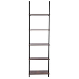 VEVOR Industrial Square Pipe Shelf 5 Tier 48x30x178cm Wall-Mount for Bedroom V952-JSGZWJFGHMBHGMXTKV0