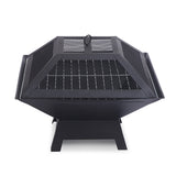 Wallaroo Outdoor Fire Pit for BBQ, Grilling, Cooking, Camping Portable FPT-HP04