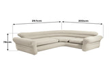 Intex Corner Sofa Inflatable Couch - L-Shaped Corner Sofa 68575NP