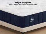 RoomSense Single, 26cm Orthopedic Firm for Back Pain Relief, Pocket Spring Hybrid XFKF-MA-1772-26-S