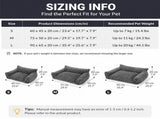 Luxurious Faux Rabbit Fur Plush Pet Sofa Bed with Bolster Sides, Removable Washable Cover and Deep V1341-ZY-9FNEFNJP-S-PINK