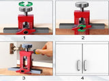 2-in-1 Cabinet Door Mounting Jig & Rebound Device Tool with Bag, Installation Positioner for V1192-AZ-W-2880