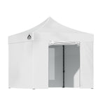 Instahut Gazebo Pop Up Marquee 3x3 Folding Tent Wedding Gazebos 500D White GAZEBO-C-3X3-DX-WHITE