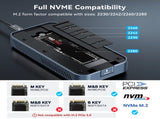 ACASIS TB501PRO USB4 v2 80Gbps M.2 NVMe SSD Enclosure Thunderbolt 5/4/3 6,000MB/s PCIe Gen5 Ready V28-ELEACATB501PRO