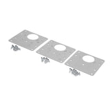 30Pcs Cabinet Hinge Repair Plate Accurate Rugged Stainless Steel Cabinet Hinge Repair Board Kit for V1294-YM0901-3114230145711