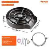 VEVOR Glass Rinser 10-Hole Rotating Stainless Steel Washer ABS Cup Holder V952-TMAZSXBQLSN3YMGJJV0