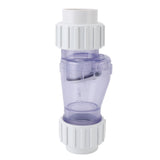 Pool Check Valve Professional 1.5 Inch Transparent Swimming Pool Check Valve Swimming Pool Equipment V1294-YM0901-3111240188511