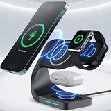 15W Fast Charger Stand for Station for Mobile Phone Watch Headset Charger 15W Fast Magnetic Charging V1370-AZ4-06250