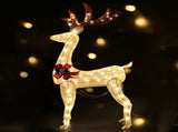 Jingle Jollys Christmas Lights 150cm Reindeer 100 LED Decorations XMAS-MOT-1DEER-MOV-WARM