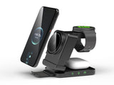 YF3 25W Foldable Rotatable Wireless Charger 3 in 1 Multi Device Charging Dockblack V1300-YF3-25W-BLACK