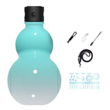 Gourd Water Bottle 900ml Leakage Proof Stylish Look Portable Sports Water Bottle for Men Women V1294-YM0901-3117240276711
