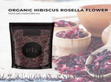 250g Organic Hibiscus Rosella Flower Crushed - Dried Herbal Tea Supplement V238-SUPDZ-40319464210512
