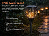 10 Pack Solar Torch Lights 96 LED Flickering Lighting Dancing Flame Garden Lamp V63-825821