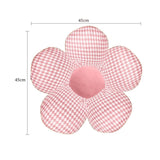 SOGA 2X Pink Flower Cushion Shaped for Floor and Sitting Throw Pillow SCUSHION098X2