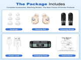 Rechargeable In-the-Ear Hearing Aids with Charging Case and LCD Display Ultra-Compact Sound V1107-CS-HLCFS