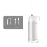 White Advanced Portable Water Flosser - USB Rechargeable Cordless Oral Irrigator, 3 Modes, IPX7 V888-ELOSUNG27437