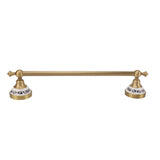 40.5cm Bathroom Towel Bar Copper Bath Towel Rack Single Towel Bar Wall Mounted Towel Holder European V1294-YM0706-3112230063512