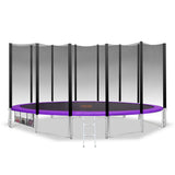 Kahuna Blizzard 16 ft Trampoline with Basketball Purple TRA-BLZ-16-PU-BB