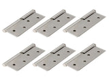 6 Set Flag Hinge Door Furnitures Silent Bearing Butt Hinge Household Hardware Accessories V1294-YM0901-3114200082011