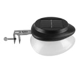 Solar Powered Fence Light with Durable ABSPC Housing, Monocrystalline Silicon Panel, and Adjustable V1341-ZY-RJFFUZE8-4PCS-BLACKHOUSINGWARMWHITELIGHT