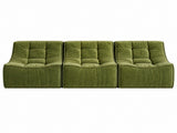 Artiss Set of 3 Sofa Modular Boneless Couches No Assembly Green SBED-N-02-GNX3