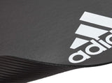 Adidas Fitness Mat 7mm Exercise Training Floor Gym Yoga Judo Pilates - Grey V563-ADMT-11014GR