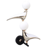 Modern Bird Wall Lamp Double Head Rotatable LED Wall Mounted Light for Living Room Bedroom Bedside V1294-YM0703-3119230065611