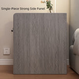 2x Bedside table walnut wood grain tray drawers vintage style furniture V360-ZC-FNBT0069-BN-2D-47X2