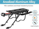 Rear Bike Rack,Bike Cargo Rack w/Fender & Large Size Reflective,Quick Release Mountain Road Bicycle V1258-DP02-C-1421