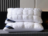 White Luxury Adjustable Bed Pillow Set - Hotel Quality Down Alternative for Ultimate Neck V888-ELOSUNG36028