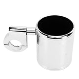 Motorcycle Handlebar Cup Holder Chrome Adjustable for 2232mm Handle V1366-AZ2-W-18494