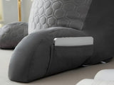 Cool Latex Reading Pillow with Armrests & Pockets V1142-LP601100076058655
