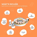 Automatic 12 Egg Incubator - Electric Digital Turning Chicken Quail Duck Hatching V238-SUPDZ-41052083978320