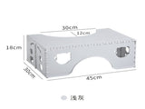 Foldable Toilet Stool, NonSlip Bathroom Potty Step Stool Adults & Kids, Portable Squat Stool V1188-MS-730-035