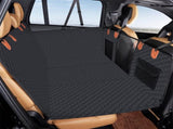 Black PawfectFriend Hard Bottom Car Back Seat Extender & Hammock for Dogs 63x132cm Waterproof, V571-PF-CAR-HMCK-BLK