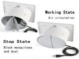 8 inch Exhaust Fan Through-wall installation Ventilation Fans Exhaust Smoke Fan with Power Cord for V1370-AZ4-06447