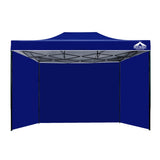 Instahut Gazebo 3x4.5 Pop Up Marquee Folding Tent Wedding Gazebos Camping Outdoor Shade Canopy Blue GAZEBO-C-3X45-DX-BLUE