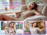 Eye Contour Beauty Goggles Portable Anti-Aging Eye Massager with Vibration & Light Function, V1107-CS-YBAMY