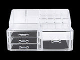 11 Drawers Clear Acrylic Tower Organiser Cosmetic jewellery Luxury Storage Cabinet V63-831611
