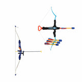 Keezi Kids Bow and Arrow Set Toy Archery Standing Target Suction Cup Arrows BS-KD-8195-SET-BU