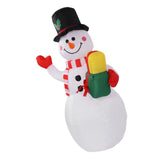 1.5m Inflatable Christmas Snowman Colorful Light Windproof Rope Automatic Blow Up Snowman for V1294-YM0706-3115230076114