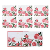Ashdene Set of 6 Heritage Rose Table Placemats 29x21x0.4 cm V442-LDE-TABLEPLACEMAT-HERITAGEROSE-PINK-RE