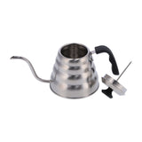 Coffee Pot 1200ML Stainless Steel Pot with Thermometer Gooseneck Hand Coffee Pot Coffee Utensils V1294-YM0901-3118210171911