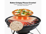Pizza Stone, 508 x 355 mm Rectangular Cordierite Pizza Stone, Extra Large Baking-Stone with PP V952-PSSJQSJX2014UO3YE001V0