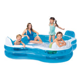 Intex Swim Center Square Inflatable Family Lounge Pool 56475NP