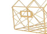 Desk Magazine Holder Simple Geometry Metal Space Saving Desk Magazine File Organizer for Document V1294-YM0901-3117240324611