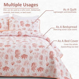 Sleek Quilted Bedspread and Pillowcases Set: Contemporary Style and Comfort - Queen size V745-MAC090456Q13U