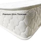 Premium 5 Zone Pocket Spring Foam Mattress Medium Firmness 22cm - King Single V255-MATT-KS